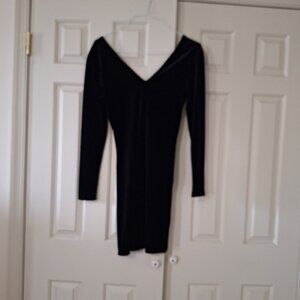 Velvet Little Black Dress